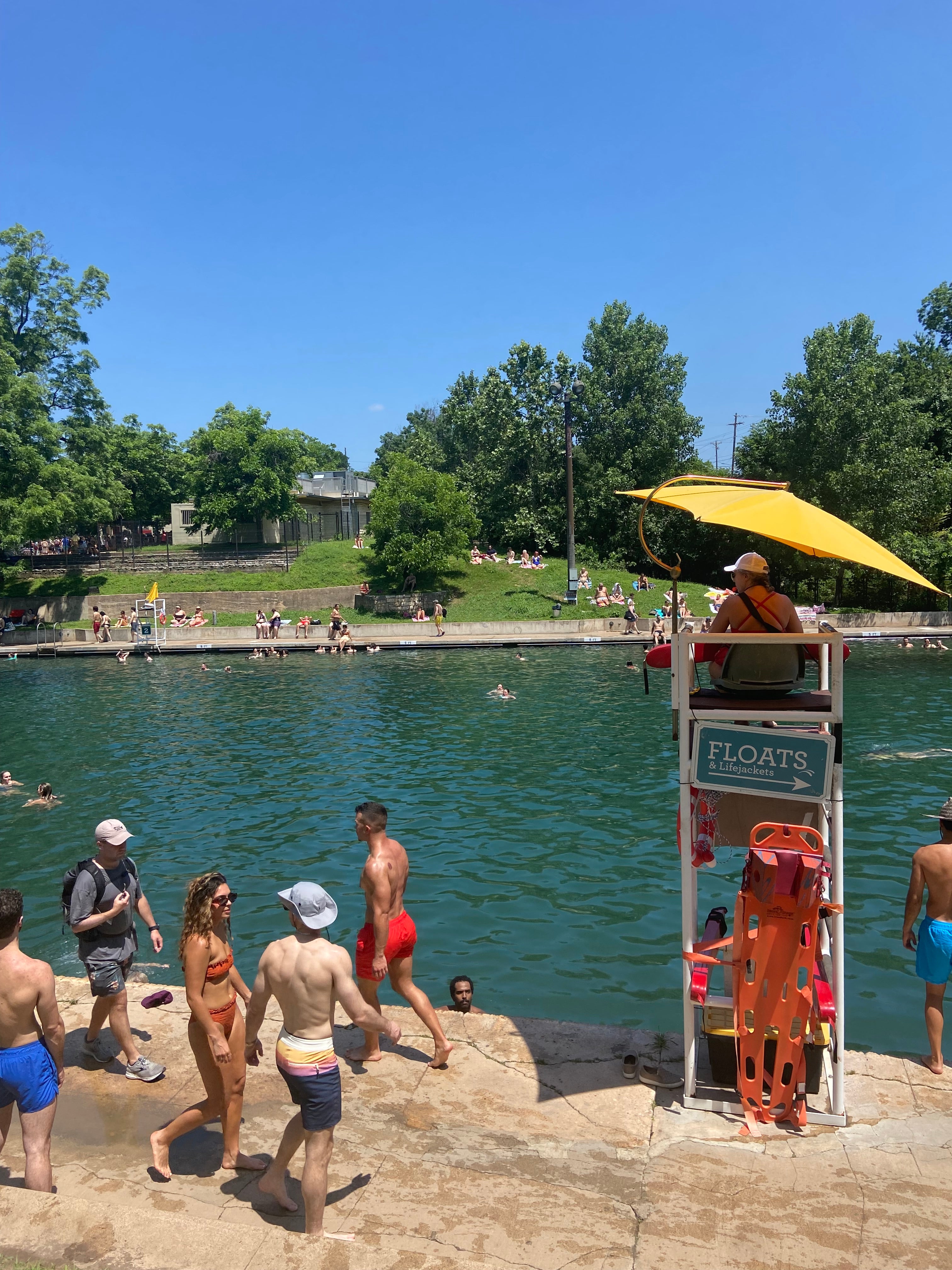 Barton Springs Pool, Austin.